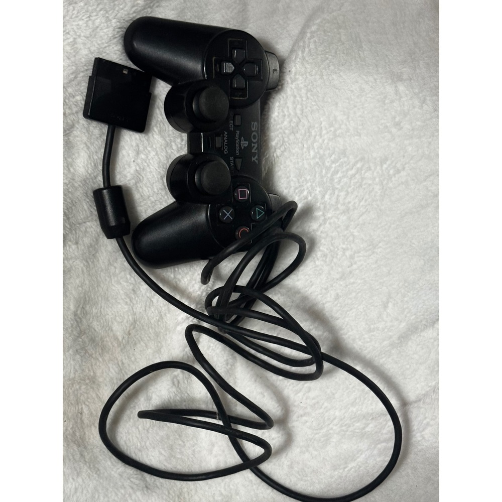 Sony DualShock 2 Wired Controller for PlayStation 2 PS2 Black SCPH-10010 OEM